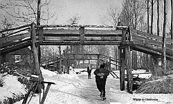 Schaatsen op de grachten van Giethoorn